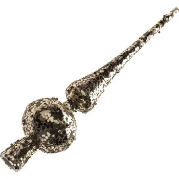 Dakls Vánoční špička 28 cm zlatá