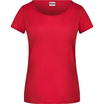 Dámské tričko James&Nicholson Dámské triko JN8001 Red XXL