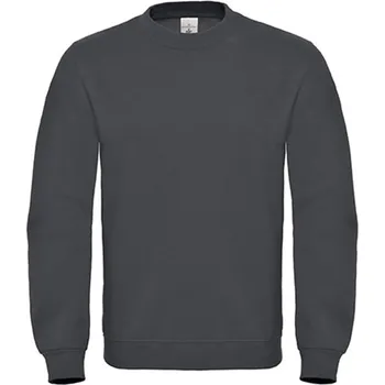 Pánská mikina B&C Pánská mikina přes hlavu WUI20 Anthracite M