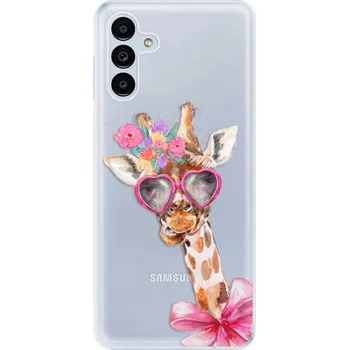 Telefonní příslušenství Odolné silikonové pouzdro iSaprio - Lady Giraffe - Samsung Galaxy A13 5G