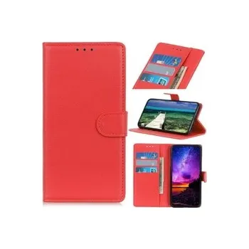 Pouzdro na mobilní telefon Knížkové pouzdro obal zavírací Moto G200 5G - červené