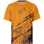 HOLOKOLO Cyklistický dres s krátkým rukávem - UNIVERSE MTB - oranžová/černá