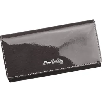 Peněženka Šedá lesklá kožená peněženka Pierre Cardin 05 LINE 114