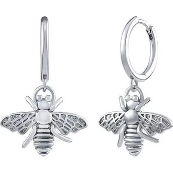 Náušnice Stříbrné visací náušnice Anfi včelky DCC21400E