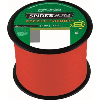 Rybářská šňůra Šňůra Spiderwire Stealth Smooth 8 Červená METRÁŽ Varianta: STEALTH SMOOTH8 ČERVENÁ 2000M 0,19MM 18KG