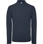 B&C Pánská polokošile s dlouhým rukávem PUI12 Navy 4XL