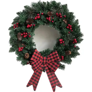 Věnec Timeless Tools Vánoční věnec na dveře 50 LED teplá bílá 60 cm