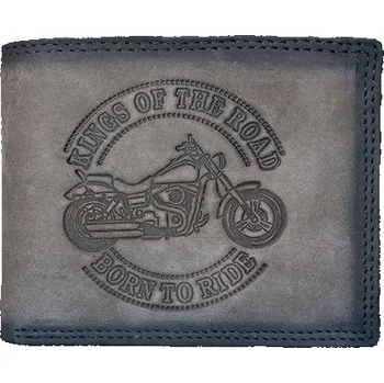 Peněženka Yshop Kožená motorkářská peněženka 13