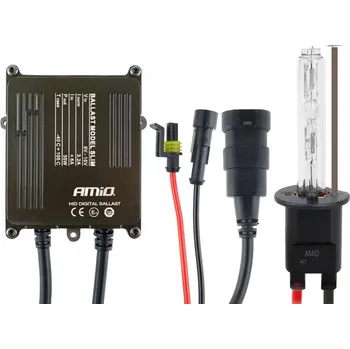 Autožárovka Amio Xenony pro motorku H1 6000°K (ballast + výbojka) - model CAN-BUS SLIM -