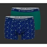 TOM TAILOR Trojbalení pánských boxerek (modrá / zelená) XXL 75045-335