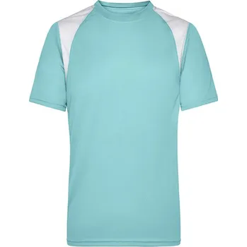 Pánské tričko James&amp;Nicholson Pánské funkční triko JN397 Mint-White 3XL