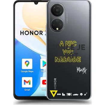 Pouzdro na mobilní telefon Picasee silikonový průhledný obal pro Honor X7 - Kazma - TOHLE JE ŽIVOT A NIC VÍC NEBUDE