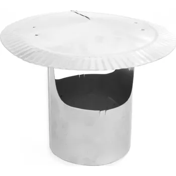 Komín Stříška komínová nerez - 180mm