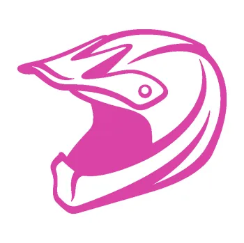 Samolepící dekorace SAMOLEPKA Motorkářská helma 001 levá (16 - růžová) NA AUTO, NÁLEPKA, FÓLIE, POLEP, TUNING, VLASTNÍ TEXT, TISK, AUTOSAMOLEPKY.cz, POLEPY, OBRÁZEK, LOGO, SAMOLEPKY