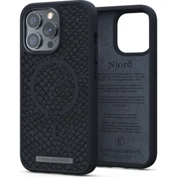 Pouzdro na mobilní telefon Njord Vindur MagSafe pro Apple iPhone 13 Pro tmavě šedé