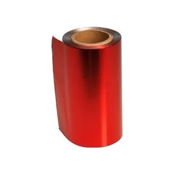 Kadeřnický alobal na melír 12 micro, 50 m - červený