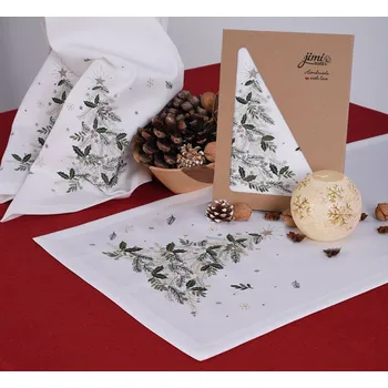 Vánoční dekorace Dekorační šál 40x140cm D44