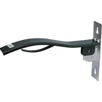 Stájové vybavení Držák na sedlo pro koně kovový sklápěcí černý délka 38 cm