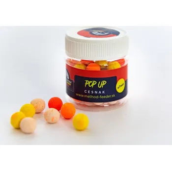 Nástraha Plovoucí Boilies Fluo Method Feeder Fans 7mm 50ml Varianta: POP UP FLUO ČESNEK 7MM 50ML