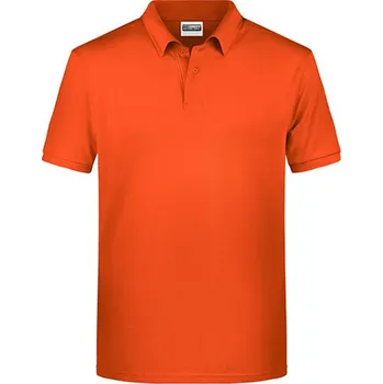 Pánská móda James&amp;Nicholson Pánská polokošile JN8010 Dark Orange L