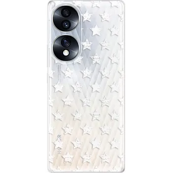 Pouzdro na mobilní telefon Odolné silikonové pouzdro iSaprio - Stars Pattern - white - Honor 70