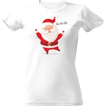 Dámské tričko Tričko s potiskem Tričko ho ho ho - dámské dámské