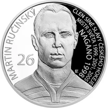 2020 - Stříbrná mince Legendy čs. hokeje 2 WST Martin Ručínský