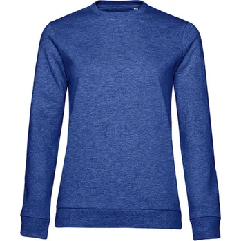 Dámská mikina B&C Dámská mikina přes hlavu WW02W Heather Royal Blue L