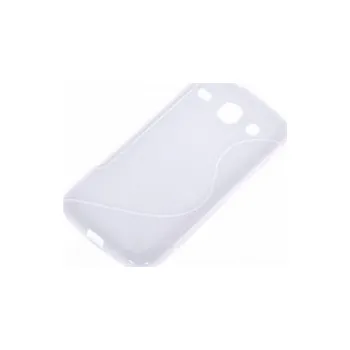 Pouzdro na mobilní telefon Silikonový obal Samsung I8260 I8262 Galaxy Core - bílý