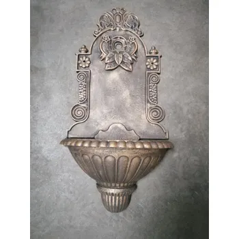 Zahradní dekorace CIU 19 litinové umyvadlo, litinová výlevka zahradní, pavlačová výlivka Barva: černá