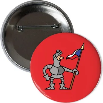 Odznáček s potiskem Český rytíř