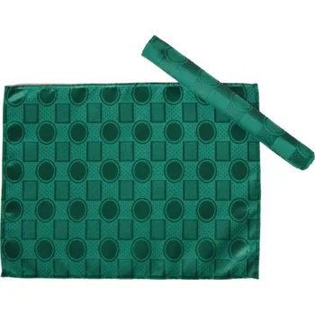 prostírání HEDVA ČESKÝ BROKÁT Ubrus Odaska prostírání 30x40 set 2 ks ŽÍHÁNÍ A OVÁL zelená