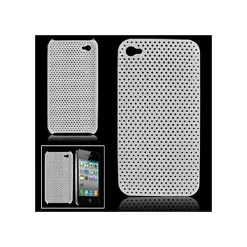 Pouzdro na mobilní telefon Pevné plastové pouzdro iPhone 4 / 4S - bílé