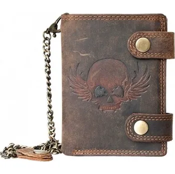 Peněženka Yshop Kožená motorkářská peněženka 10