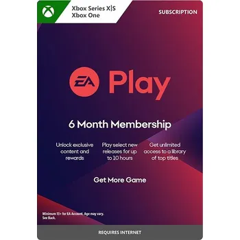 Počítačová hra EA Play - 6 měsíční předplatné - Xbox Digital