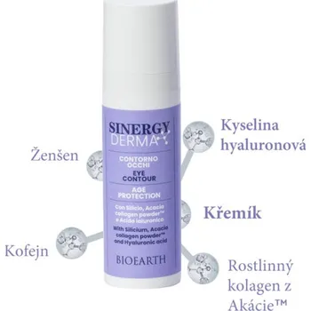 Péče o oční okolí BIOEARTH Sinergy Derma anti-age oční krém 30ml