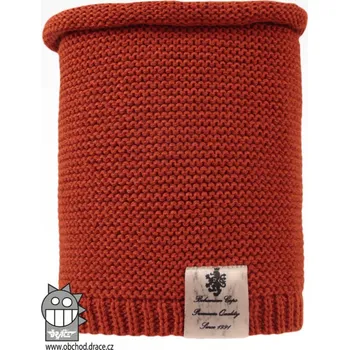 Nákrčník Pletený nákrčník Dráče - Colors 10, rezavá Barva: Hnědá, Velikost: uni velikost
