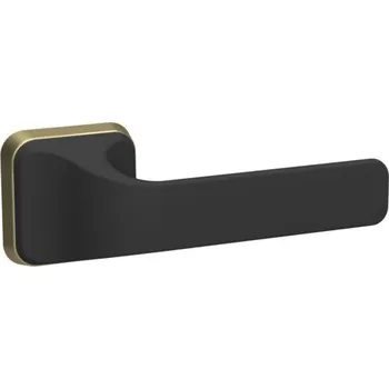 Dveřní kování In-Design Dveřní klika Elara Duo černá matná/zlatá Provedení kliky: bez rozety