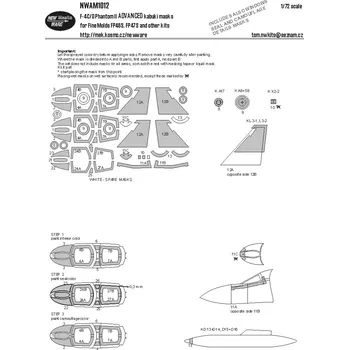 Plastikový model 1/72 Mask F-4C/D Phantom II ADVANCED (FINEM)
