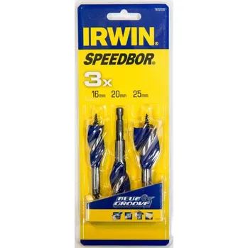 Příslušenství k nářadí Vrtáky BLUE GROOVE 6X sada 3ks 16-25mm IRWIN