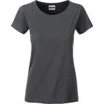 James&Nicholson Dámské triko JN8007 Graphite (Solid) S