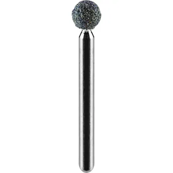 Brusný kotouč Graphite Brusný kámen koule 6 mm, trn 3.2 mm, 3 ks