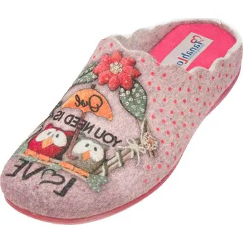 Dámská zdravotní obuv Dámská domácí obuv 9352449 SHOESY růžová Barva: šedo/růžová, Velikost: 37