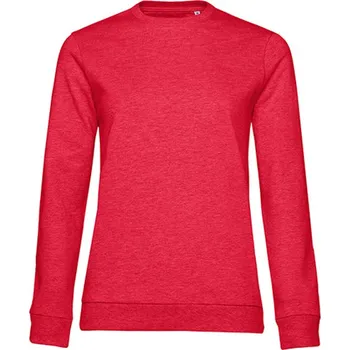 Dámská mikina B&amp;C Dámská mikina přes hlavu WW02W Heather Red XXL