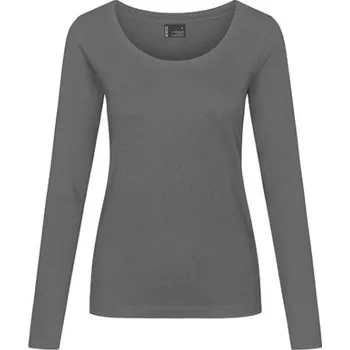 Dámské tričko Excd by Promodoro Dámské tričko s dlouhým rukávem CD4095 Steel Grey XXL