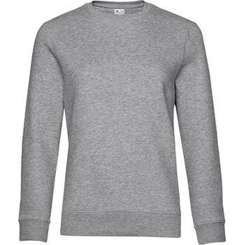 Pánská mikina B&C Unisex mikina přes hlavu WW01Q Heather Grey XS