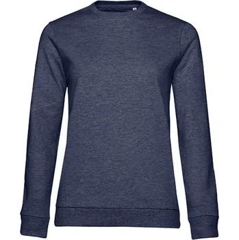 Dámská mikina B&C Dámská mikina přes hlavu WW02W Heather Navy XL