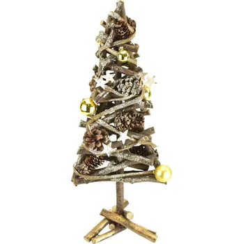 Vánoční stromek Stromek zlatý 40 cm