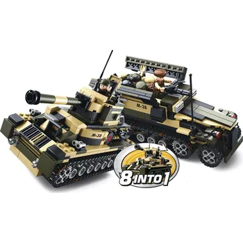 Stavebnice Sluban Sluban Army 8into1 M38-B0587 tank/obrněný transportér