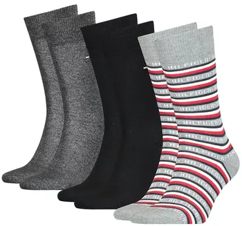 Pánské ponožky Tommy Hilfiger 100000844-003 3 páry 42